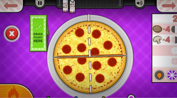 Cut Station Accuracy and Slice Patterns in Papa's Pizzeria